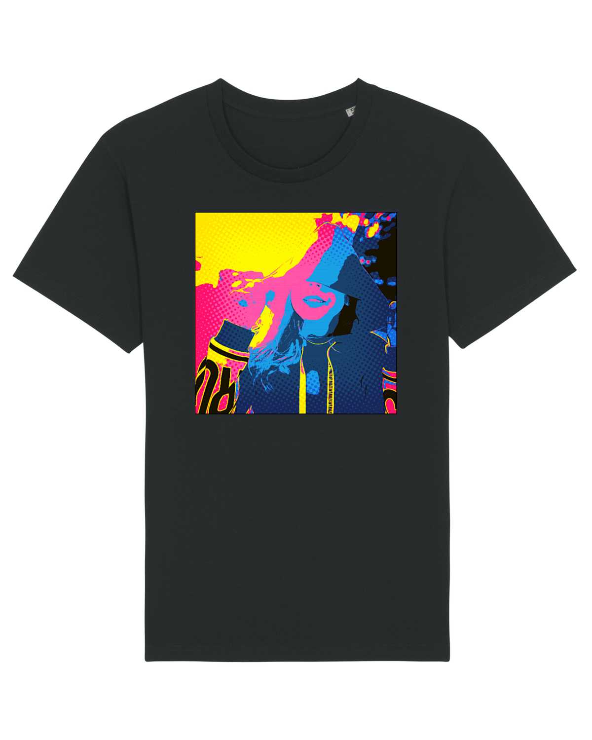 Tricou mânecă scurtă Unisex Rocker Black