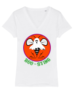 Boo-sting Tricou mânecă scurtă guler V Damă Evoker