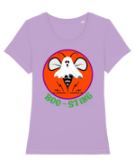 Boo-sting Tricou mânecă scurtă guler larg fitted Damă Expresser