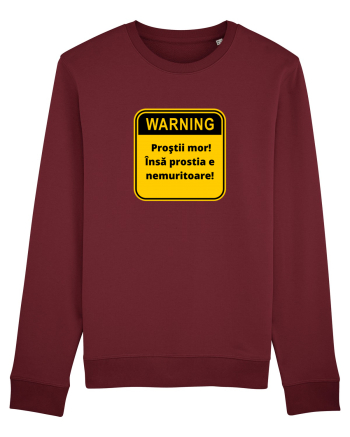 Warning! Prostii mor! Insa prostia e nemuritoare! Burgundy