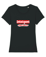 Inteligent Asimptomatic Tricou mânecă scurtă guler larg fitted Damă Expresser
