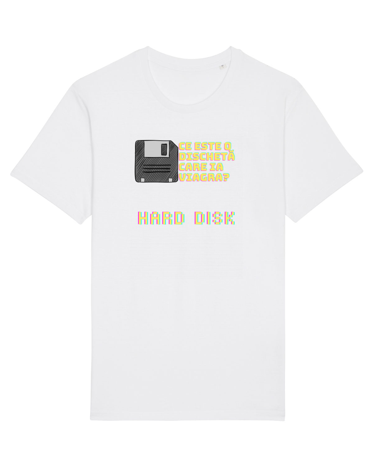 Tricou mânecă scurtă Unisex Rocker White