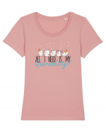 Quarankitty Tricou mânecă scurtă guler larg fitted Damă Expresser