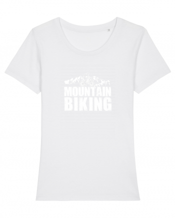 Mountain Biking White