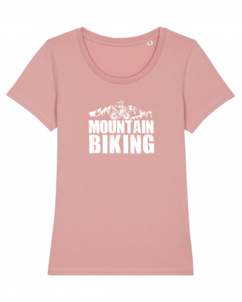 Mountain Biking Canyon Pink