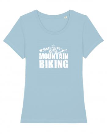 Mountain Biking Sky Blue