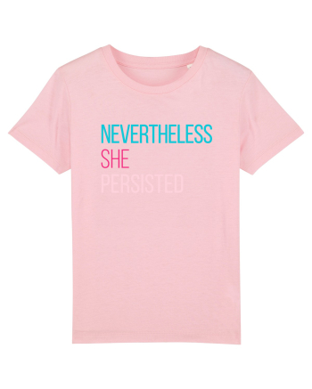 Nevertheless She Persisted Cotton Pink