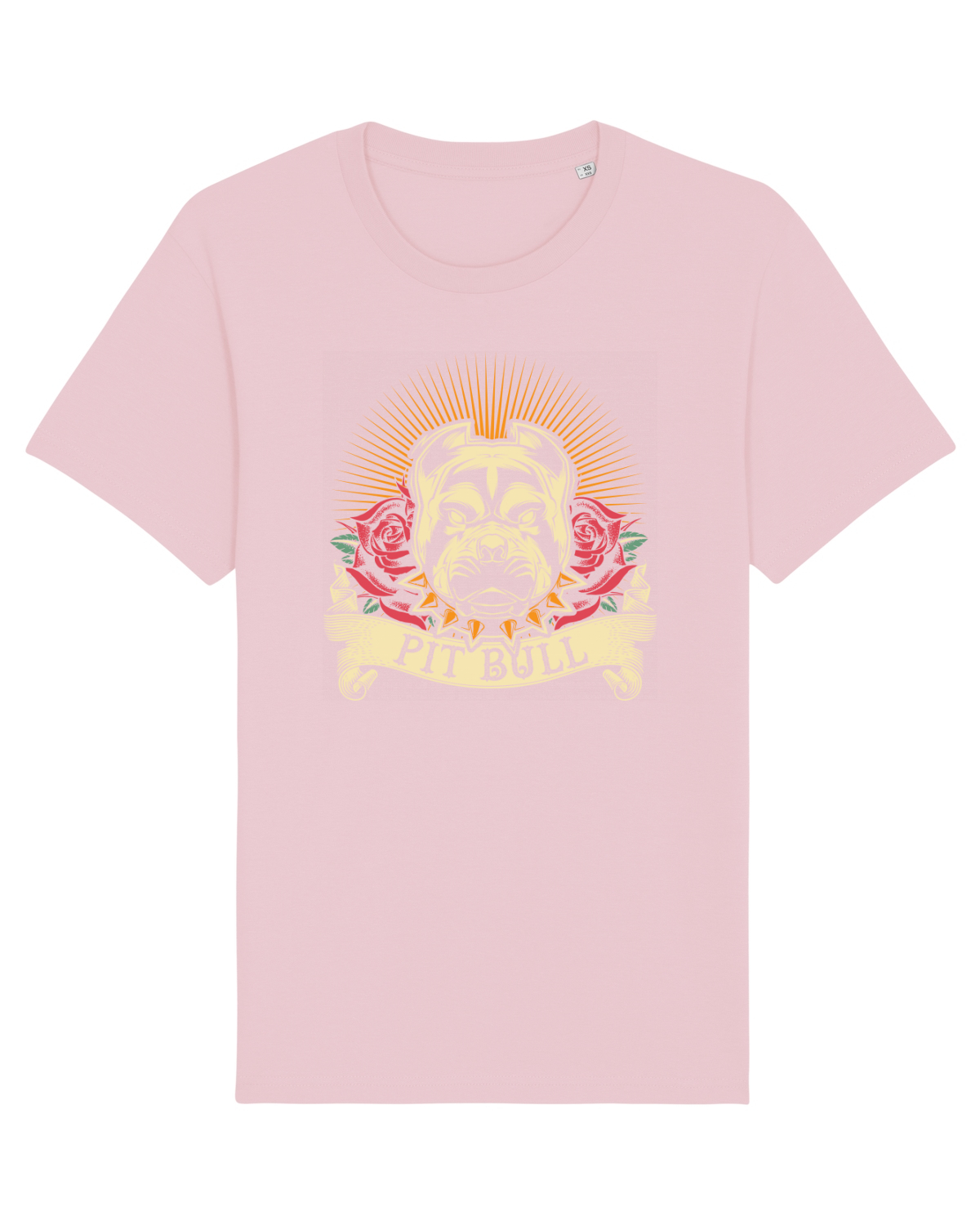 Tricou mânecă scurtă Unisex Rocker Cotton Pink