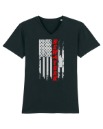 New York Tricou mânecă scurtă guler V Bărbat Presenter