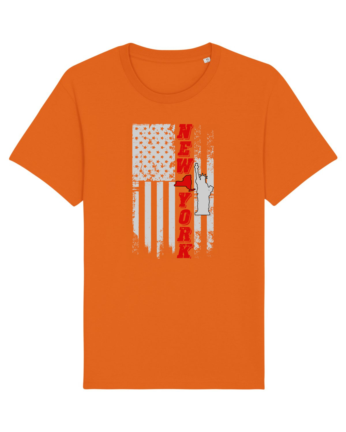 Tricou mânecă scurtă Unisex Rocker Bright Orange