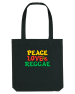 Peace Love and Reggae Sacoșă textilă