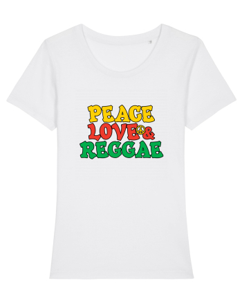 Peace Love and Reggae White