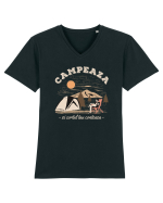 Campeaza - si cortul tau conteaza Tricou mânecă scurtă guler V Bărbat Presenter