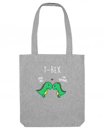 T-rex Hug Heather Grey