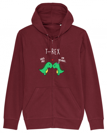 T-rex Hug Burgundy