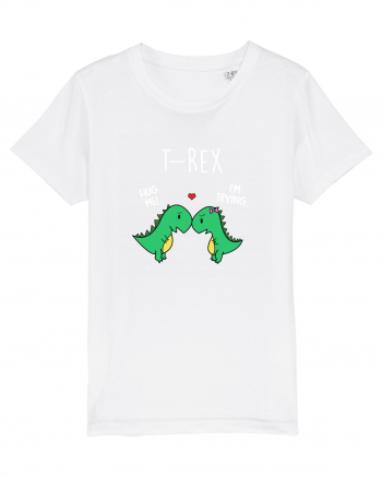 T-rex Hug White