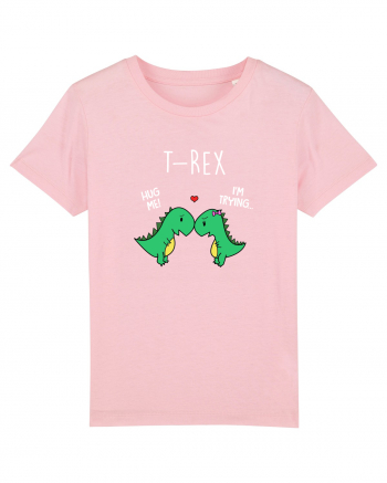 T-rex Hug Cotton Pink