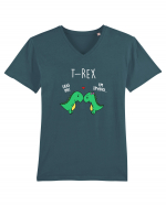 T-rex Hug Tricou mânecă scurtă guler V Bărbat Presenter