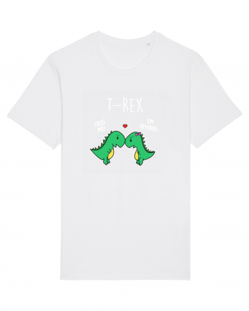 T-rex Hug White