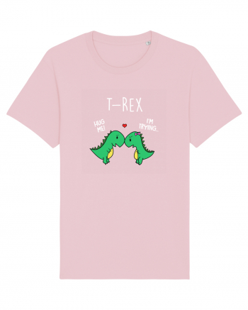 T-rex Hug Cotton Pink