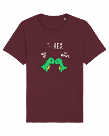 T-rex Hug Burgundy