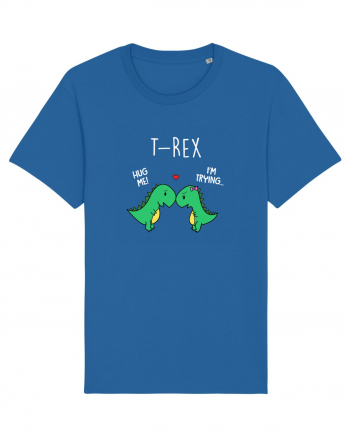 T-rex Hug Royal Blue