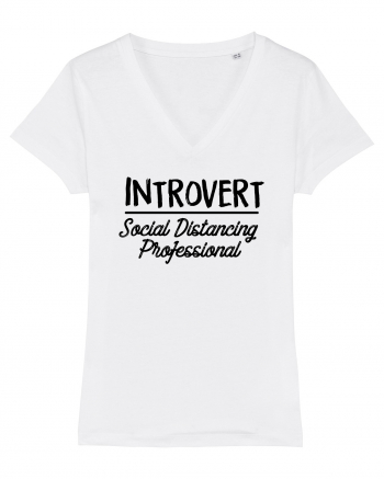 Introvert Social Distancing White