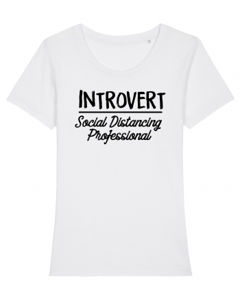 Introvert Social Distancing White