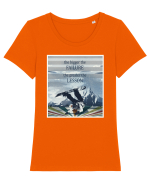snowboarding fail Tricou mânecă scurtă guler larg fitted Damă Expresser