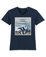 snowboarding fail Tricou mânecă scurtă guler V Bărbat Presenter
