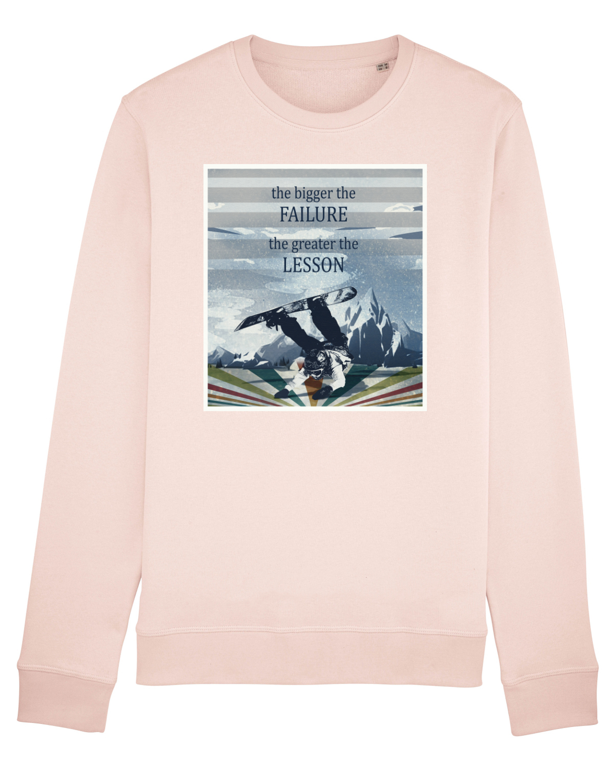 Bluză mânecă lungă Unisex Rise Candy Pink