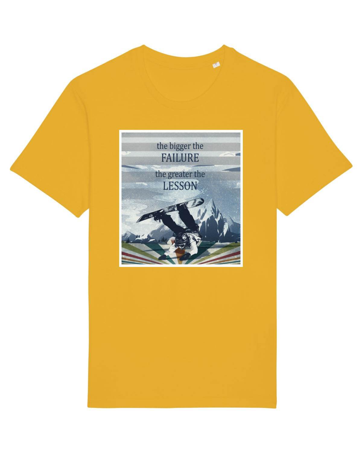 Tricou mânecă scurtă Unisex Rocker Spectra Yellow