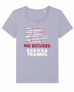 No excuses Tricou mânecă scurtă guler larg fitted Damă Expresser