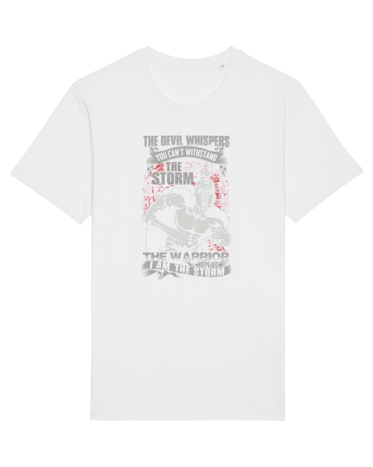 Tricou mânecă scurtă Unisex Rocker White
