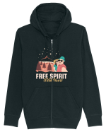 Free spirit wild heart Hanorac cu fermoar Unisex Connector