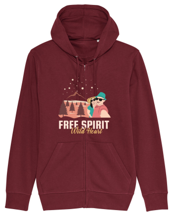 Free spirit wild heart Burgundy