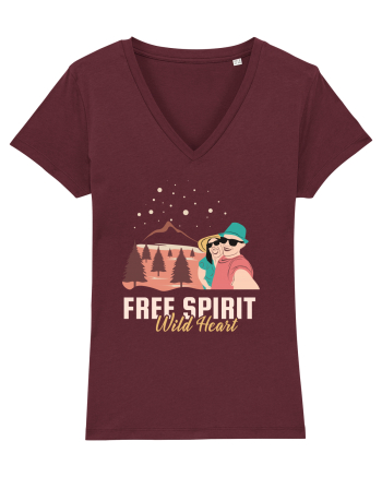 Free spirit wild heart Burgundy