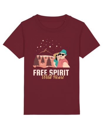 Free spirit wild heart Burgundy