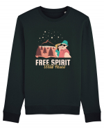 Free spirit wild heart Bluză mânecă lungă Unisex Rise