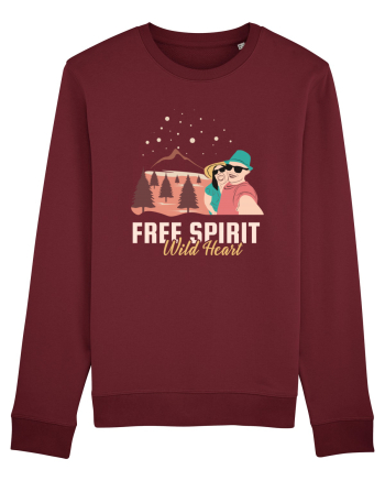 Free spirit wild heart Burgundy