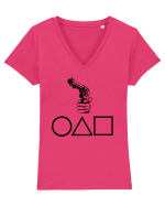 Squid Game Start Tricou mânecă scurtă guler V Damă Evoker
