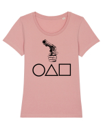Squid Game Start Tricou mânecă scurtă guler larg fitted Damă Expresser