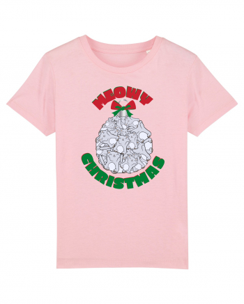 Meowy Christmas.Craciun pentru iubitorii de pisici Cotton Pink