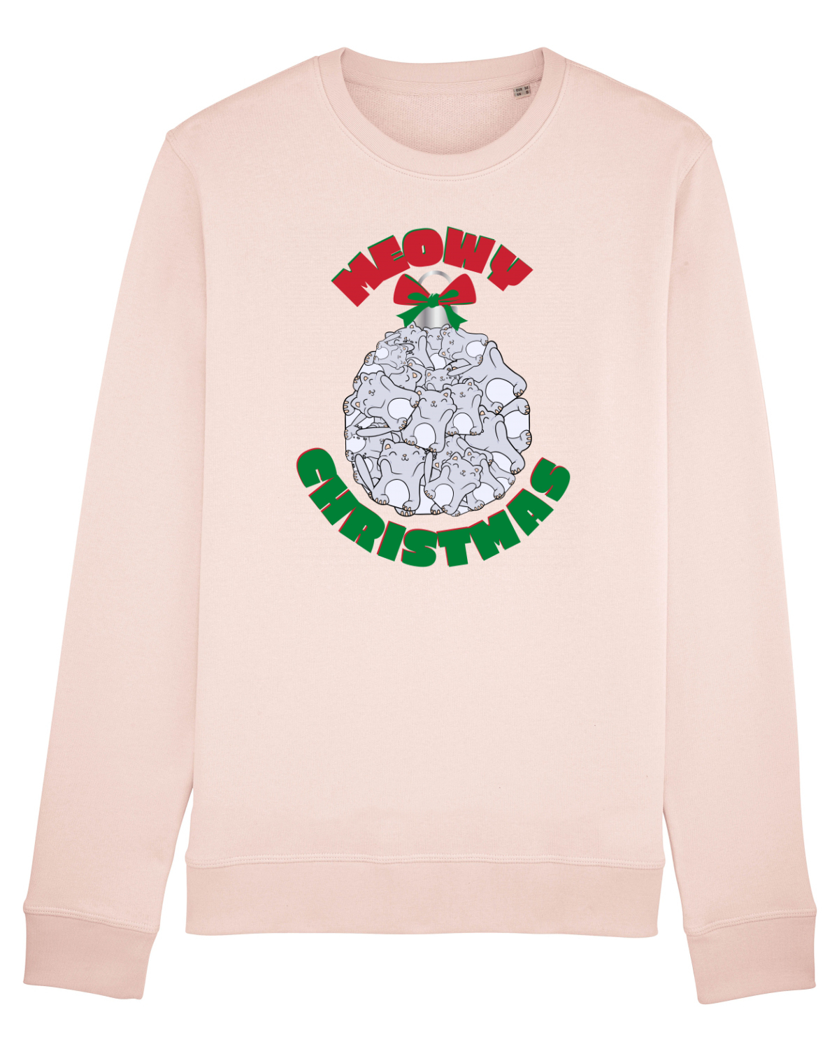 Bluză mânecă lungă Unisex Rise Candy Pink
