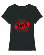 Boss Original Tricou mânecă scurtă guler larg fitted Damă Expresser