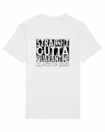 Straight Outta Quarantine Tricou mânecă scurtă Unisex Rocker