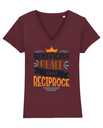 Beneficiile reale sunt reciproce V2 Burgundy