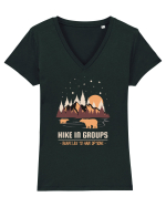 Hike in groups Tricou mânecă scurtă guler V Damă Evoker