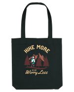 Hike more worry less Sacoșă textilă