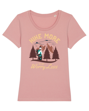 Hike more worry less Canyon Pink